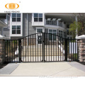 Beautiful customized powder coated modern iron gate designs